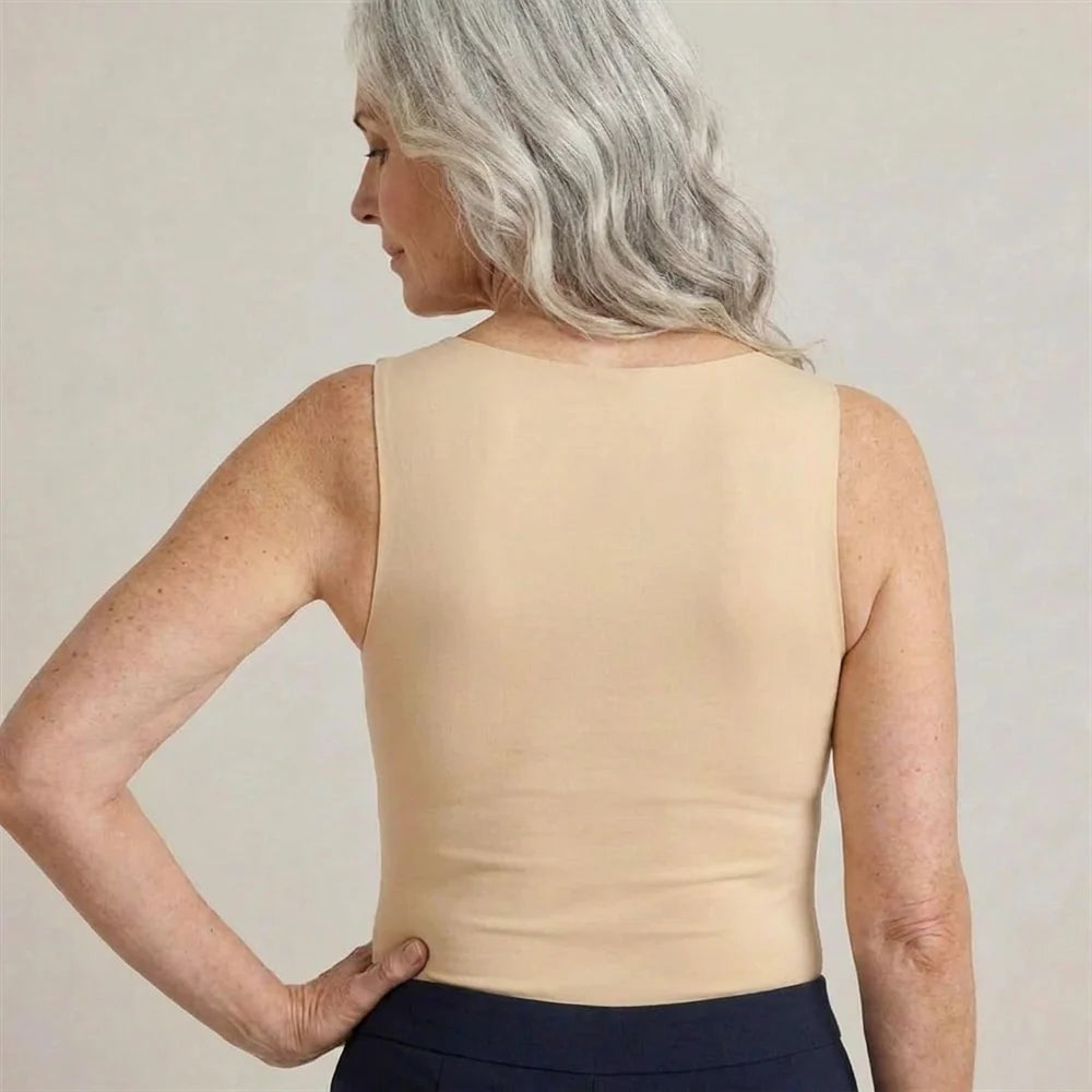 Lucia's Tanks Built-In Bra Comfort Shaper Tank