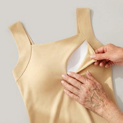 Lucia's Tanks Built-In Bra Comfort Shaper Tank