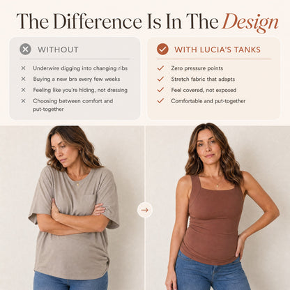 Lucia's Tanks Built-In Support Comfort Tank