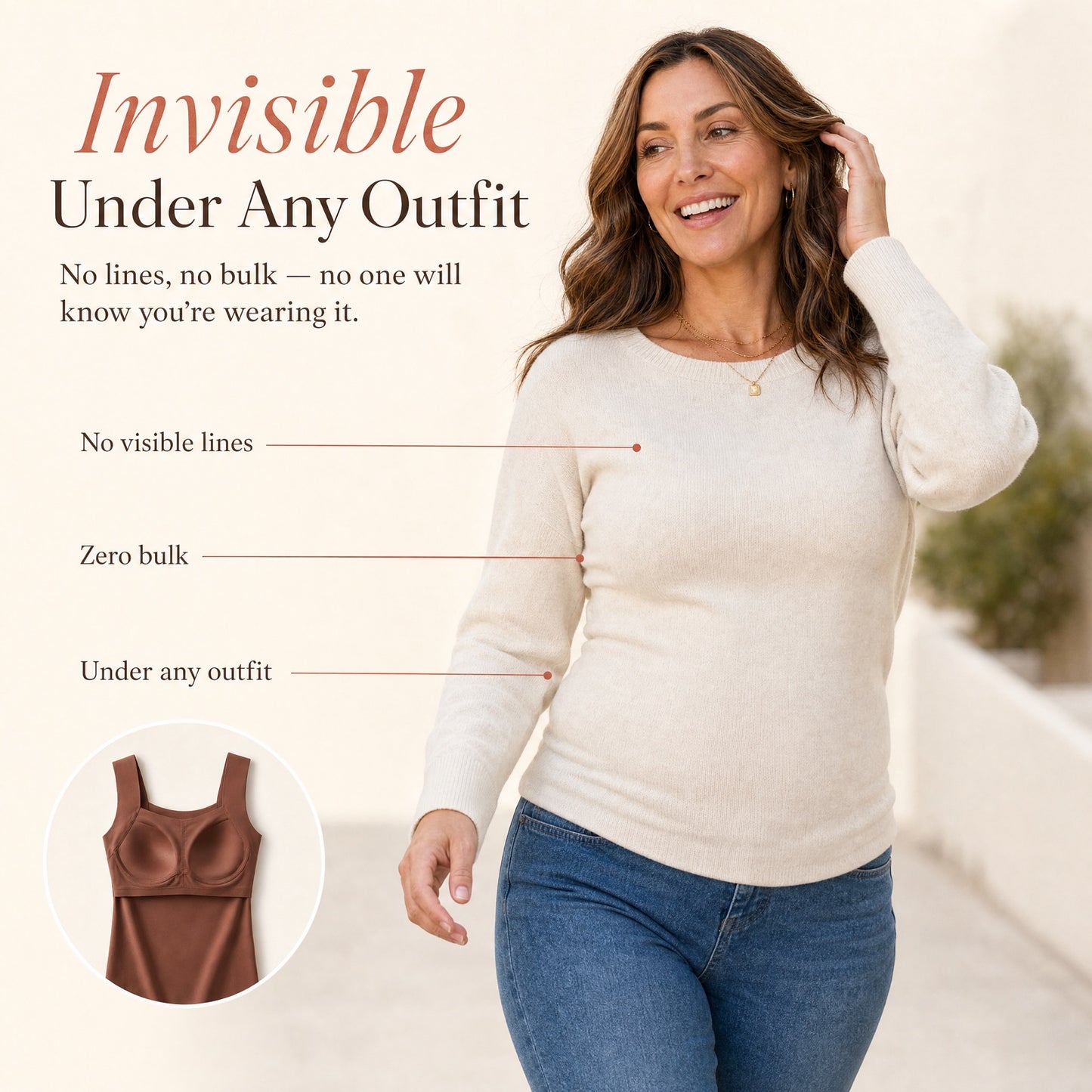 Lucia's Tanks Built-In Support Comfort Tank