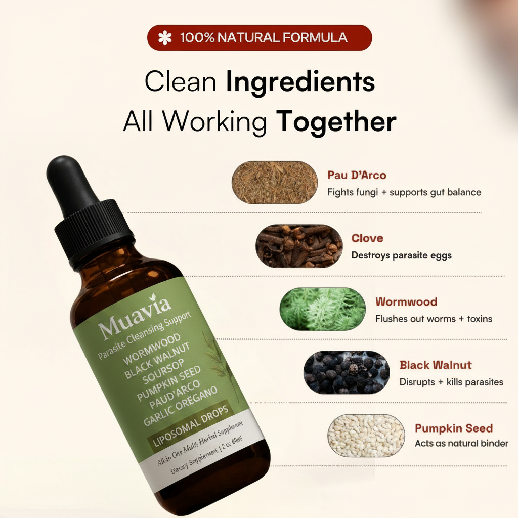 Black Walnut Wormwood Parasite Cleanse