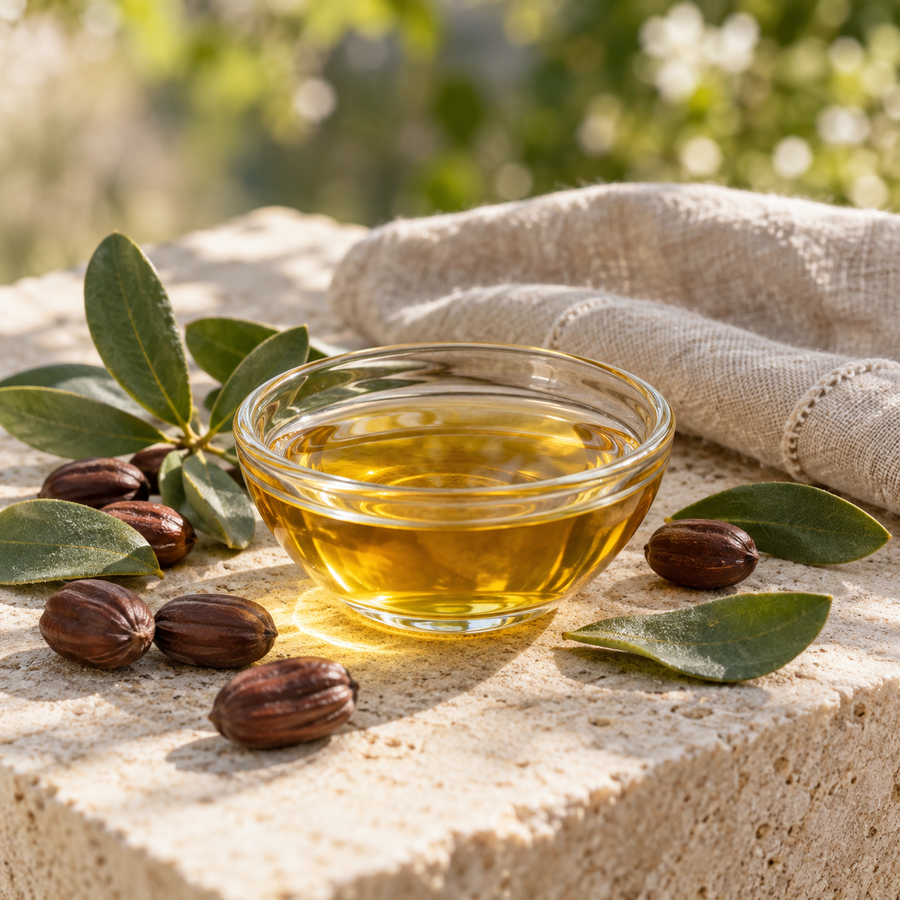 Jojoba & rice bran oils
