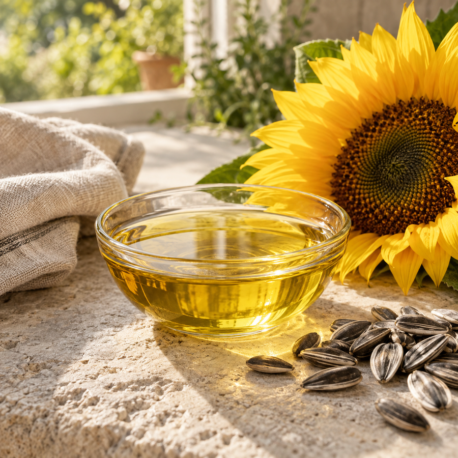 Sunflower & grape seed oils